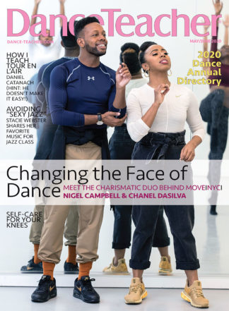 Dance Teacher May/June 2020 Cover